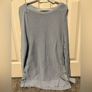 Light blue sweater dress